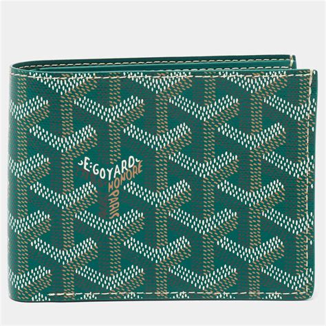 goyard victoire wallet green|plumet pocket wallet Goyard.